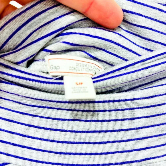 GAP Purple & Grey Striped Skirt | Small * - Picture 6 of 6